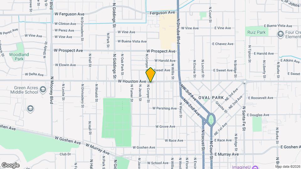 1216 N Conyer St Map and Location Details