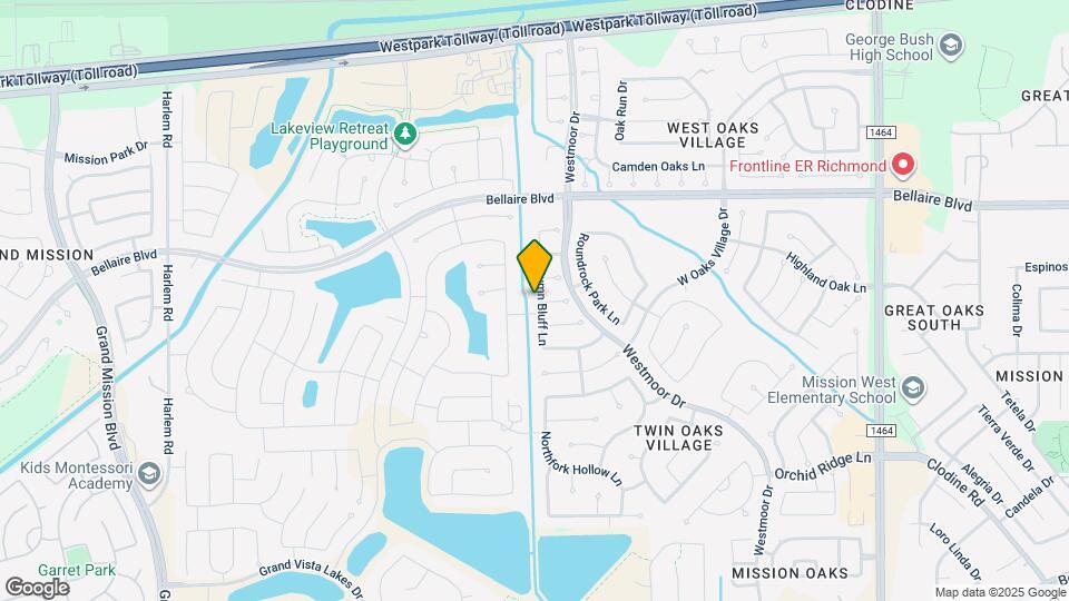 7242 Autumn Bluff Ln Map and Location Details