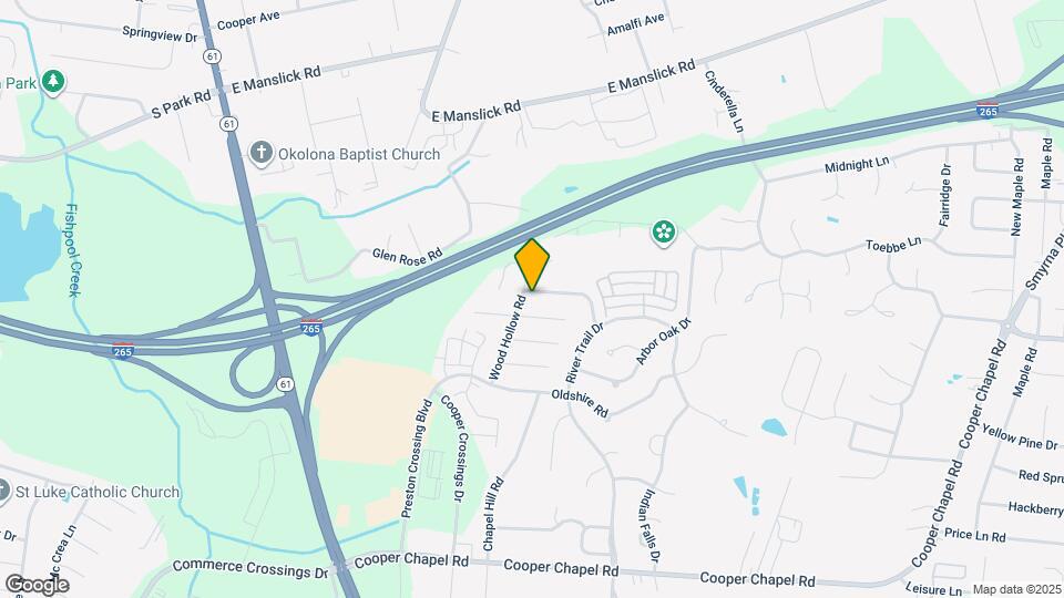 10102 Winding River Way Map and Location Details