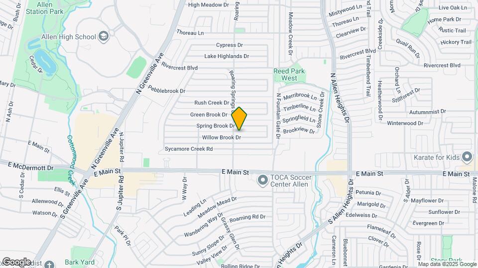 903 Willow Brook Dr Map and Location Details