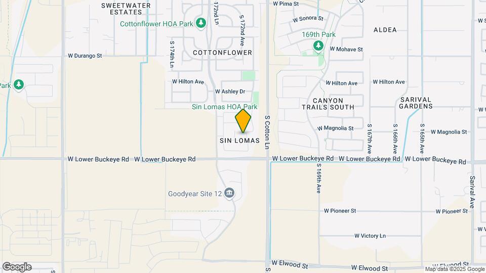 2654 S 171st Ln Map and Location Details