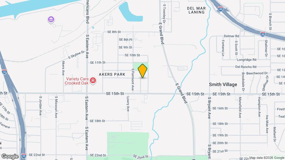 2502 SE 13th St Map and Location Details