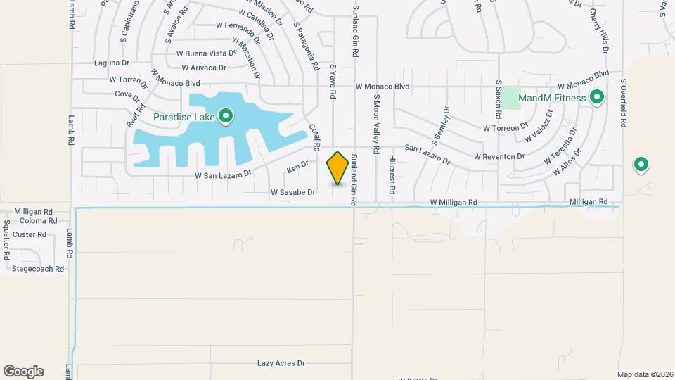 16015 S Yava Rd Map and Location Details