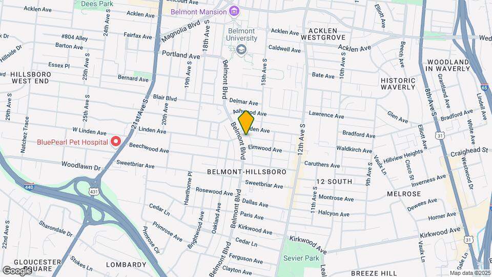 2306 Belmont Blvd, Unit 2 Map and Location Details