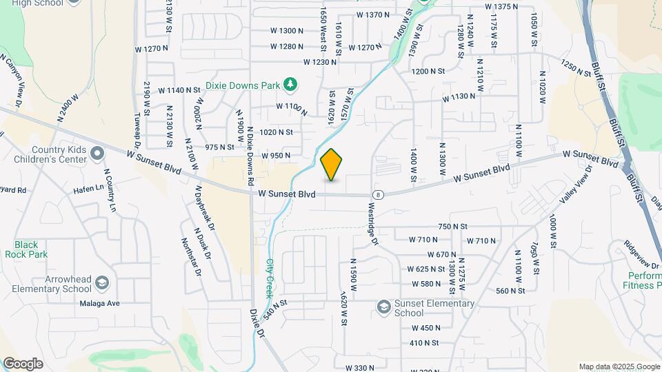 Sunset Springs Apartments Map and Location Details