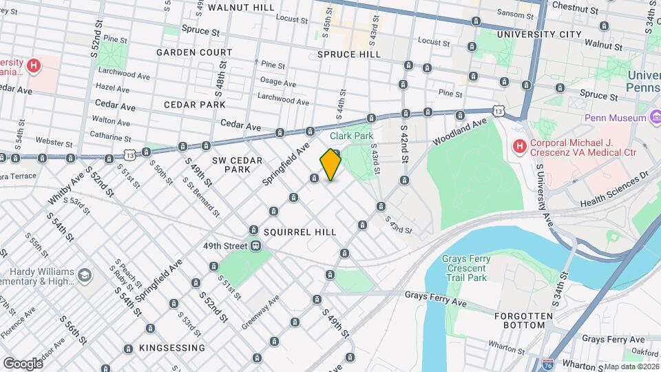 1119 S 46th St Map and Location Details