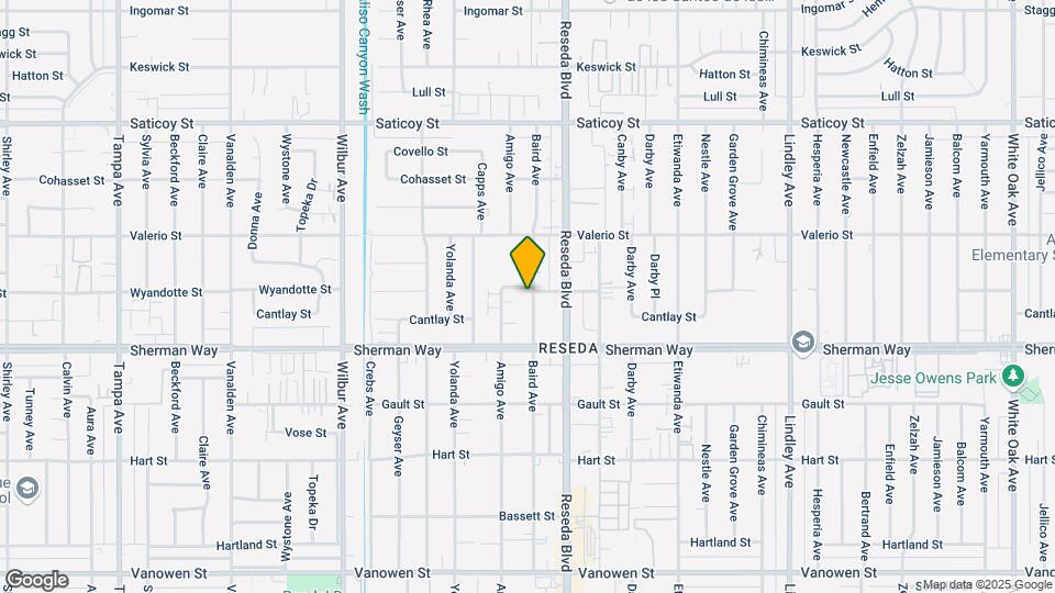 7259 Baird Ave Map and Location Details