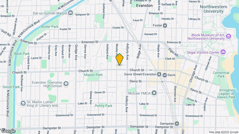 1327 Church St Map and Location Details