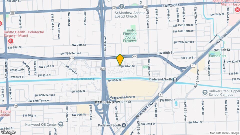 7520 SW 82nd St Map and Location Details