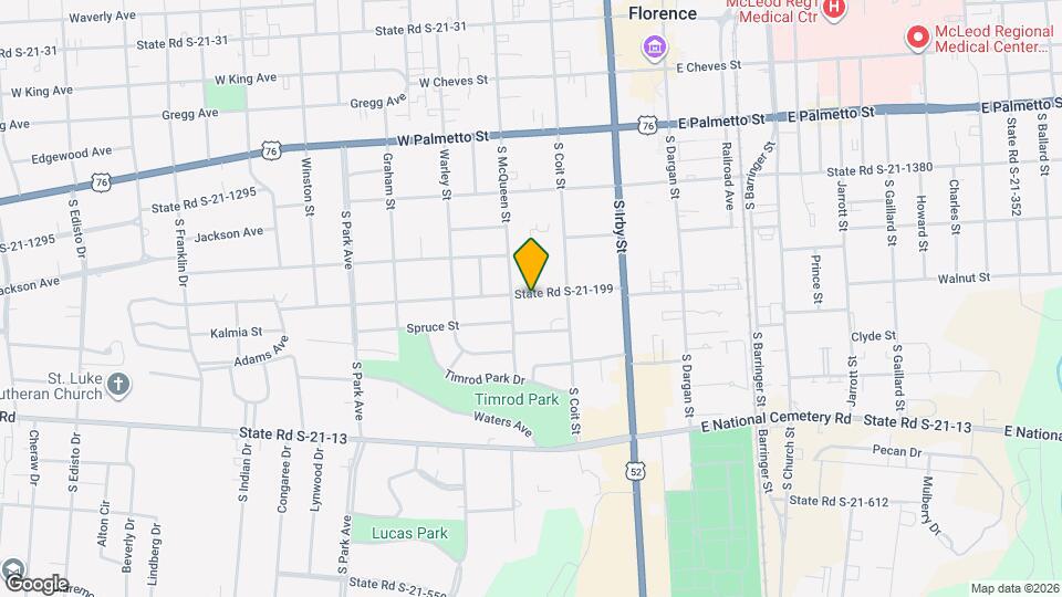 314 W Cedar St Map and Location Details