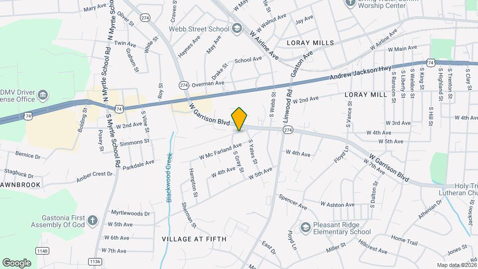 1607 Parkdale Ave Map and Location Details