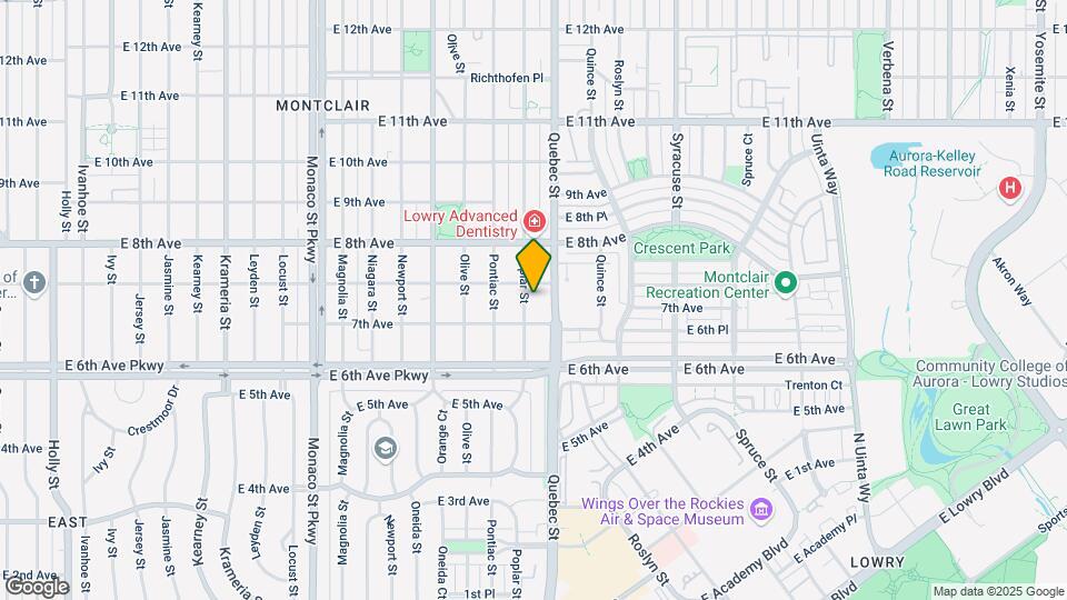 732 Poplar St Map and Location Details