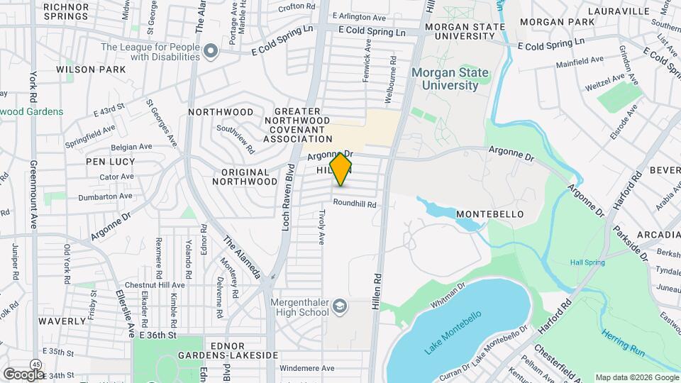 1611 Shadyside Rd Map and Location Details