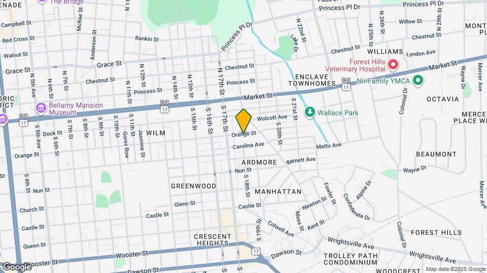 1722 1/2 Orange St Map and Location Details