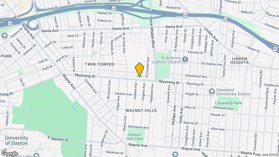 1411 Wyoming St Map and Location Details