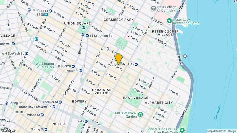 329 E 12th St Mapa y Detalles de la Ubicación