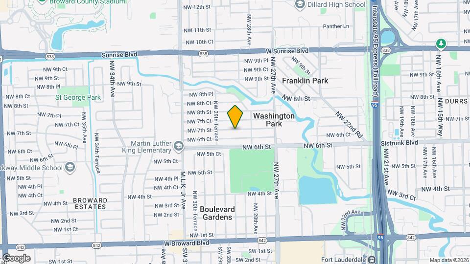 2850 NW 7th St Map and Location Details