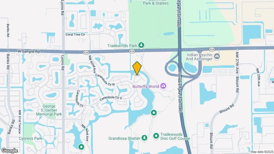 2526 Carambola Cir N Map and Location Details