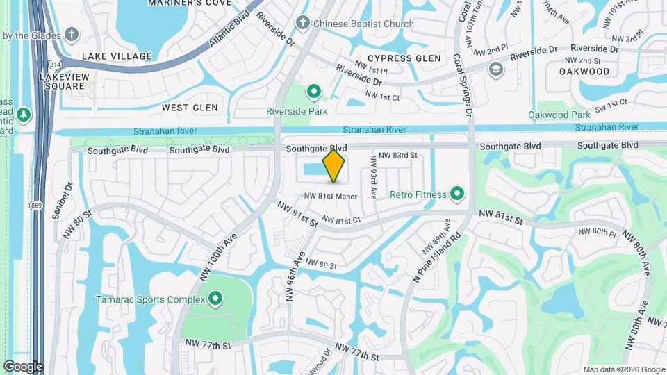 9510 NW 82nd St Map and Location Details