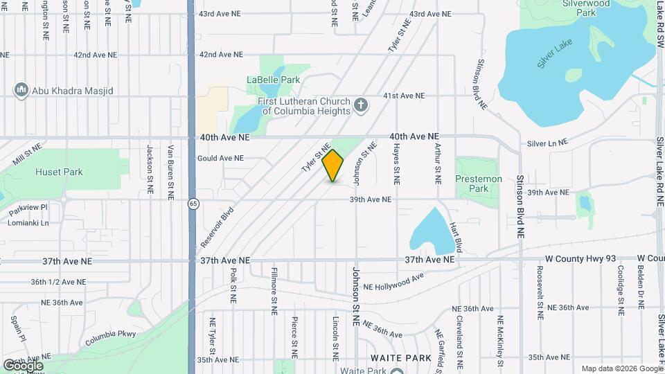 3919 Polk St NE Map and Location Details