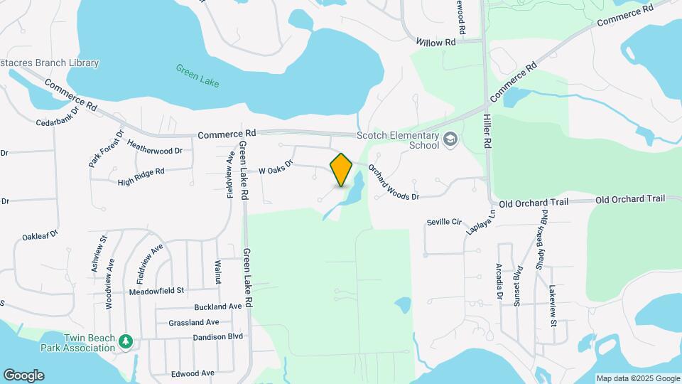 3417 Hidden Oaks Ln Map and Location Details