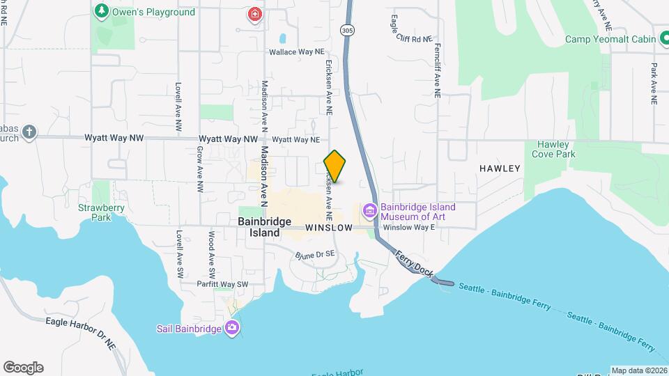 266 Ericksen Ave NE Map and Location Details