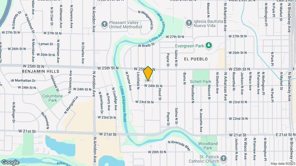 2506 N Somerset Ave Map and Location Details