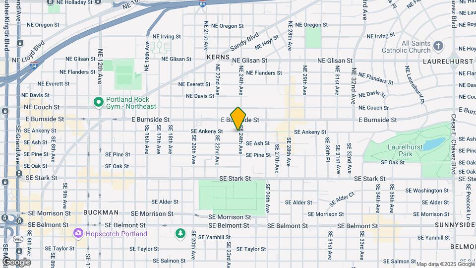 2344 SE Ankeny St Map and Location Details