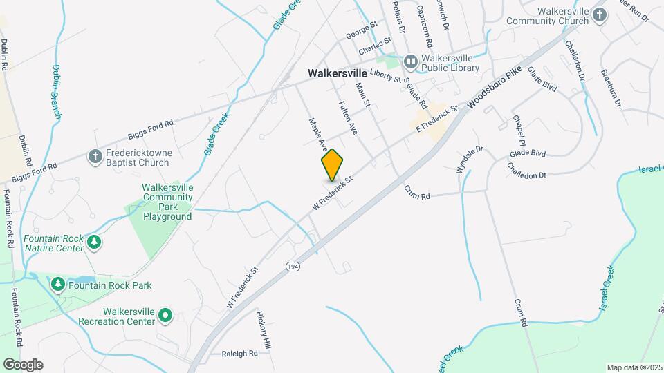 41 W Frederick St Map and Location Details