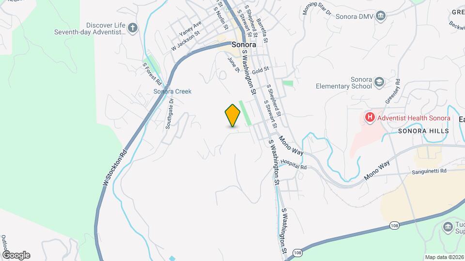 186 W Sunset St, Unit B Map and Location Details