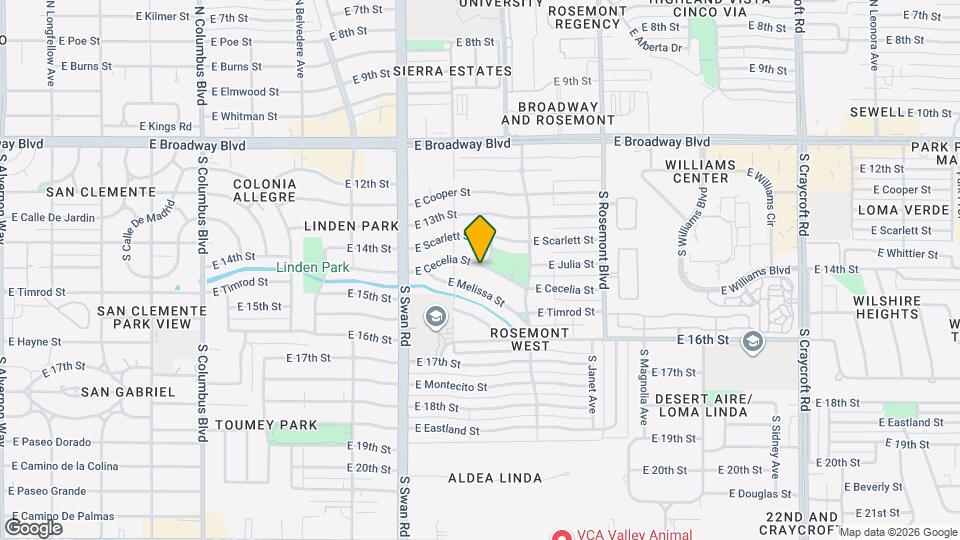 4834 E Cecelia St Map and Location Details