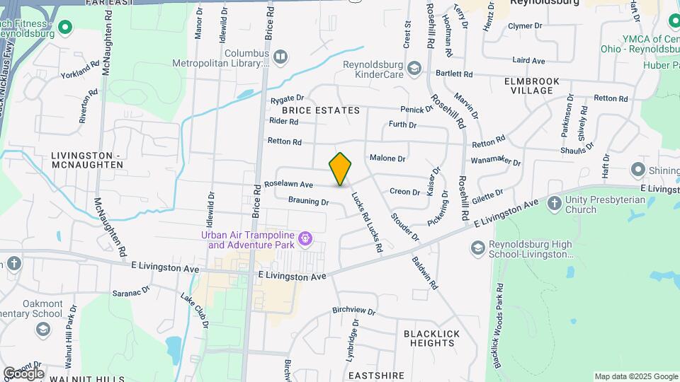6403 Roselawn Ave Map and Location Details