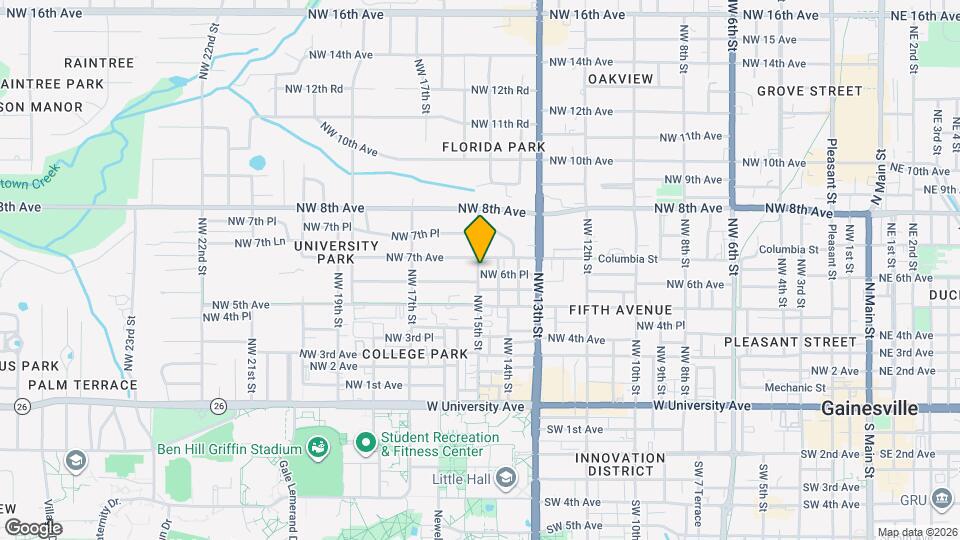 1456 NW 6th Pl Map and Location Details