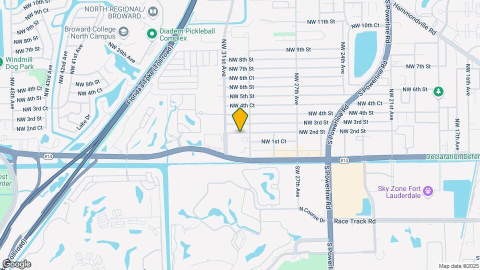 3016 NW 2nd St, Unit 1 Mapa y Detalles de la Ubicación
