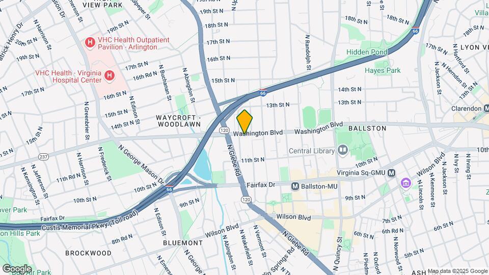 4510 Washington Blvd Map and Location Details
