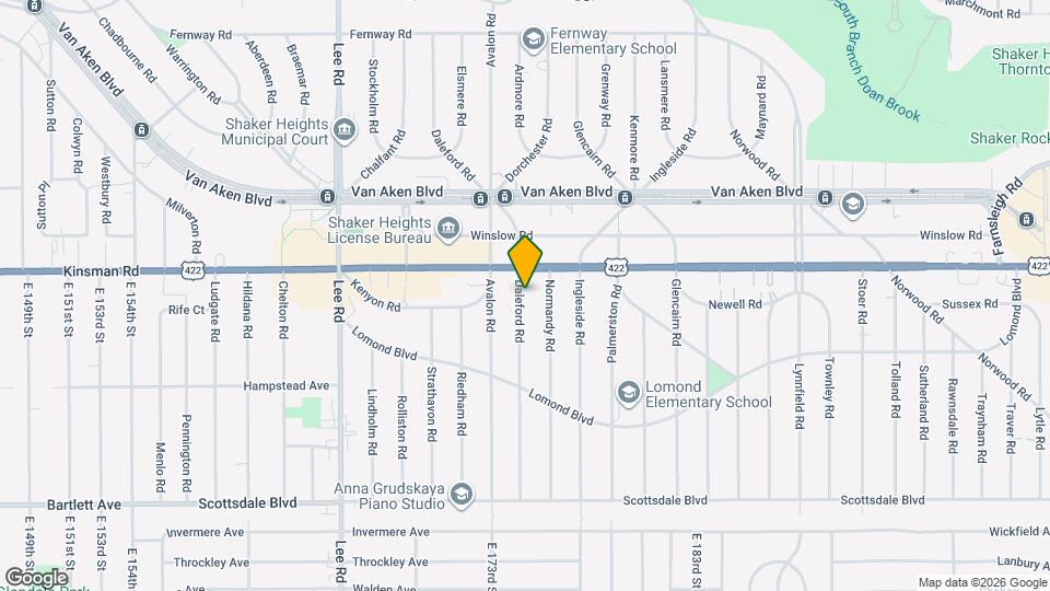 3525 Daleford Rd Map and Location Details