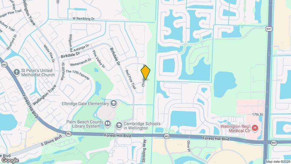 1540 Chapparel Way Map and Location Details