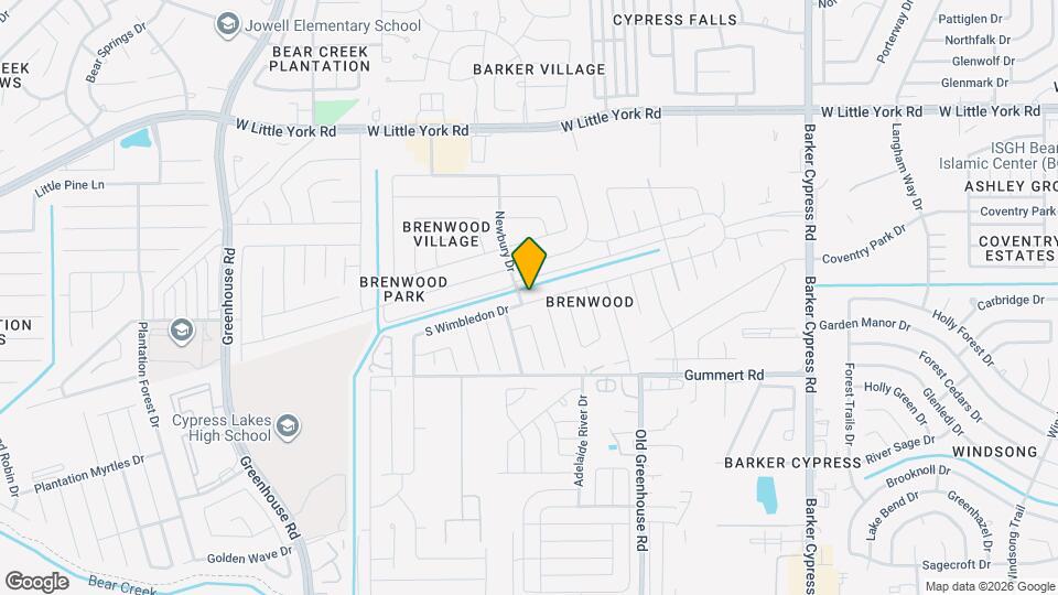 18634 S Wimbledon Dr Map and Location Details