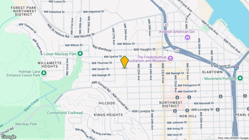 1635 NW 26th Ave Map and Location Details