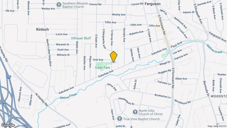 414 S Harvey Ave Mapa y Detalles de la Ubicación
