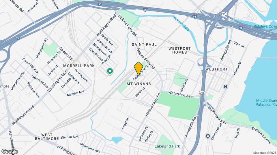 2517 South Paca St Map and Location Details