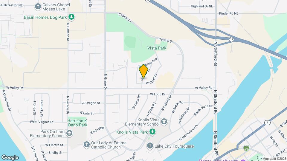 803 N Vista Dr Map and Location Details