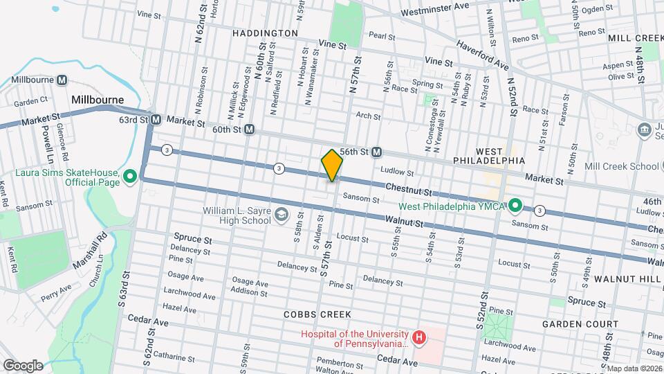 118 S 57th St Map and Location Details