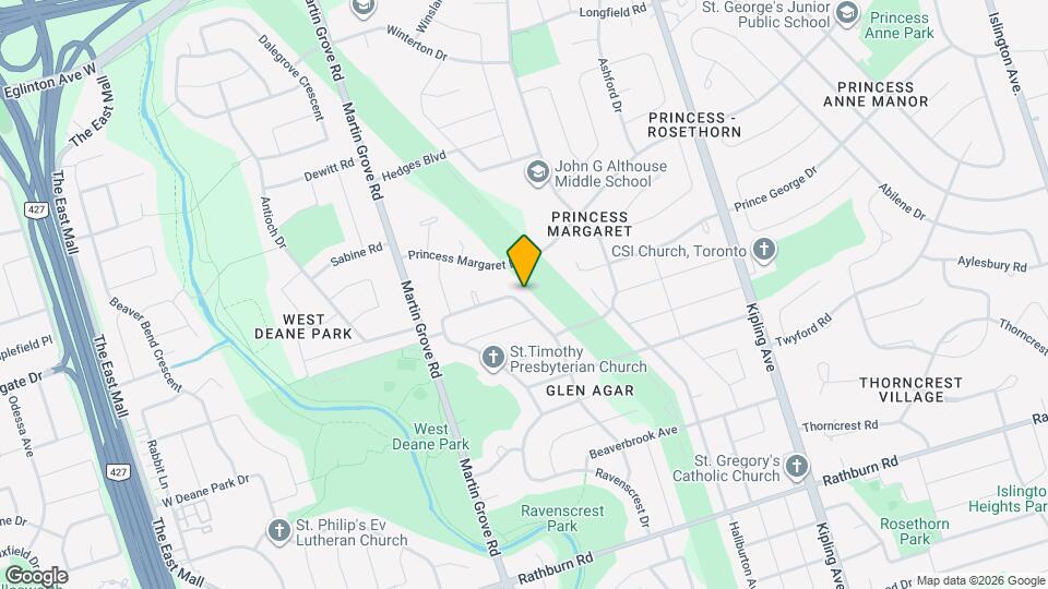 65 Glen Agar Dr Map and Location Details