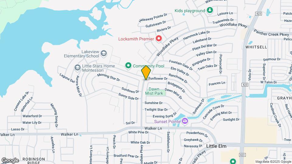 2845 Starshine Dr Map and Location Details