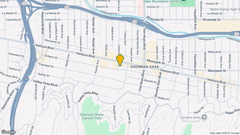 14631 Dickens St Mapa y Detalles de la Ubicación