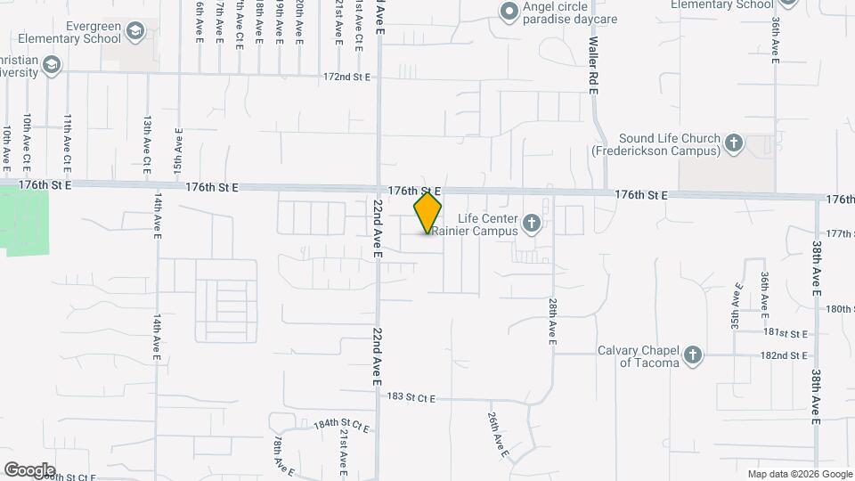 2402 177th St Ct E Map and Location Details