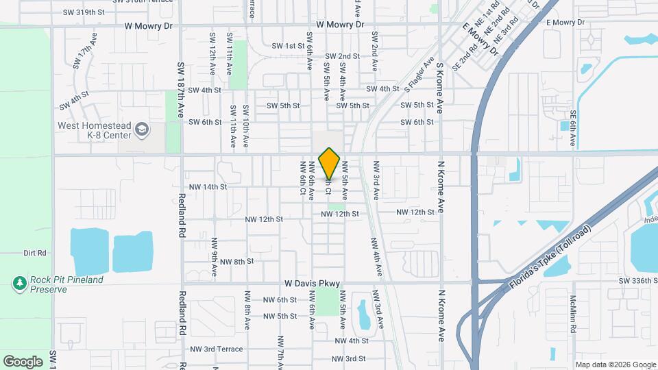 1405 NW 5th Ct Map and Location Details