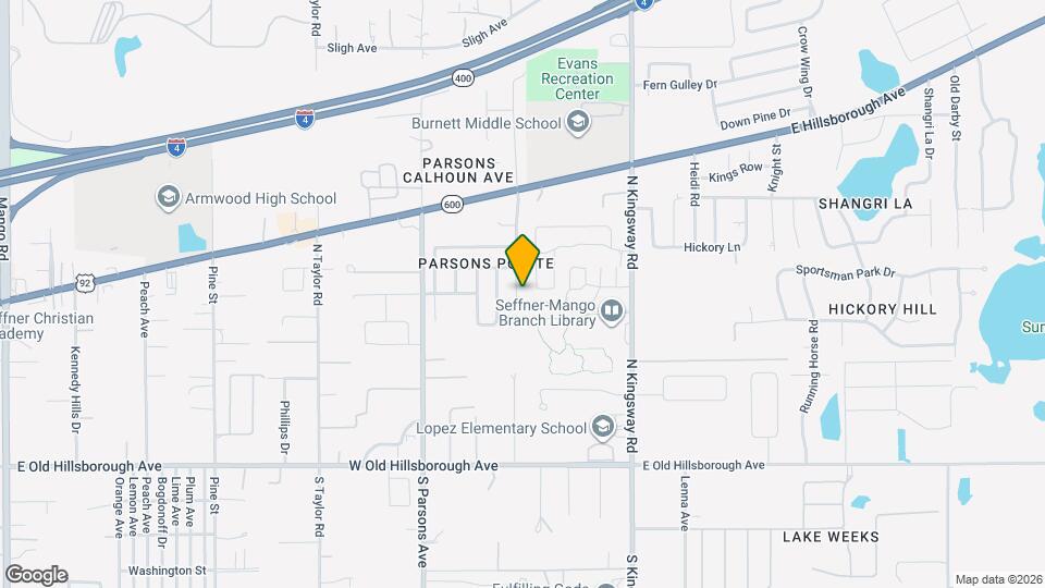 713 Parsons Pointe St, Unit 783 W. Crestline Ave Map and Location Details