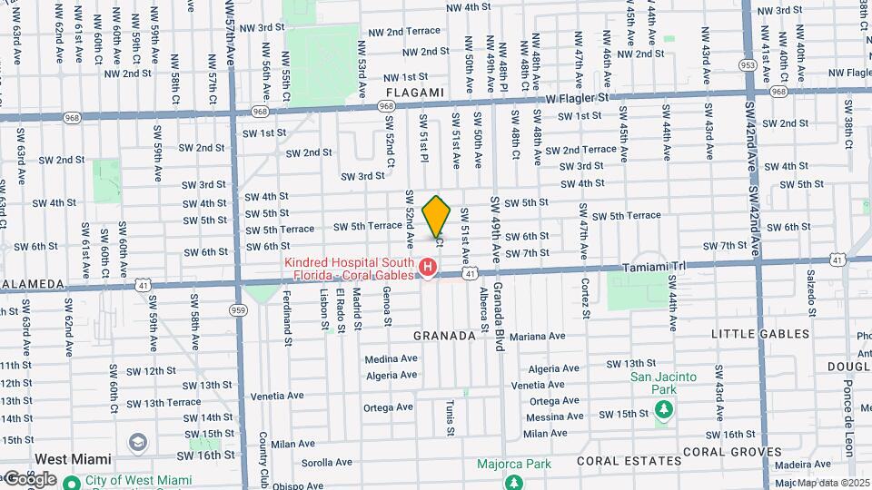 5152 SW 6th St Mapa y Detalles de la Ubicación
